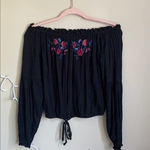 WORN ONCE Hollister off the shoulder top